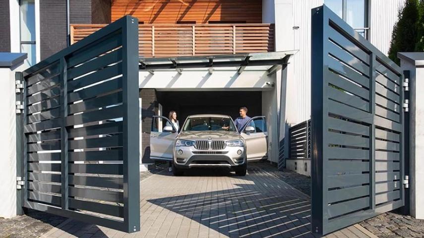 распашные ворота в Лермонтове